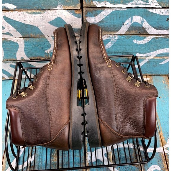 Duck Head Mens Size 7.5M Brown Leather Chukka Boot Shoelace Up - Picture 7 of 10